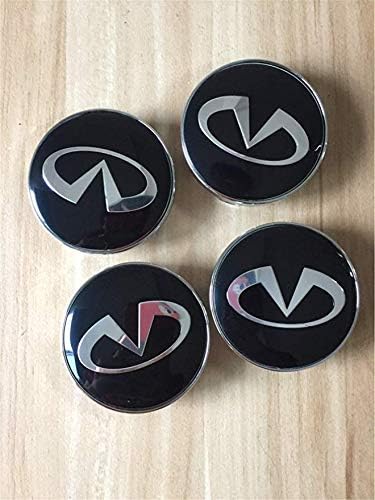 4 PCS 60mm Wheel Center Hub Caps Cover Badge Emblem Fit Infiniti