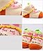 5pair Baby Girls Toddler Animal Cotton Anti Non-Skid Slip Crew Socks 0-12 Month