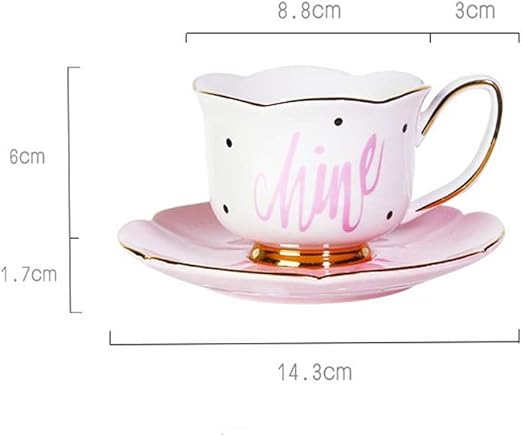 Amazon Com Gold Afternoon Tea Cup Saucer Set Coffee Cup Tea Pot