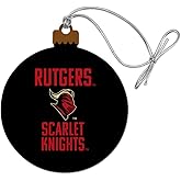 GRAPHICS & MORE Rutgers University Scarlet Knights Wood Christmas Tree Holiday Ornament