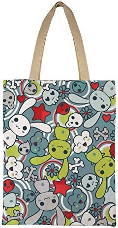 帆布 トートバッグ かわいい うさぎ ベビー マタニティ カジュアル キャンバスバッグ パソコン 周辺機器 手提げバッグ 大容量 手提げ 肩掛け おしゃれ カジュアル 通勤 通学 通園 旅行バッグ 母の日 プレゼント B0nthgly 新作製品 世界最高品質人気 正規品送料無料