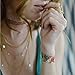 RAINBOW VARIETY SET Flash Tattoos set of 25 assorted premium waterproof metallic gold & multi-colored jewelry temporary foil party tattoos - party supplies, rainbow party, rainbow tattoo, party tat