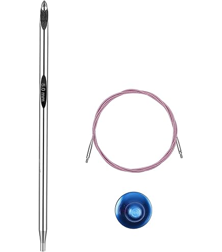 Amazon.com: Tunisian Crochet Hook J, Size J10/6mm 24-Inch Flexible