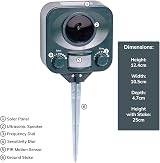 Pestbye Twinpack Solar Cat Repellent Ultrasonic Ground Stake Grounding view 5