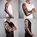 Rosenice Temporary Tattoo Sticker Arm Fake Tattoos Long Lasting for Men 4 Sheets