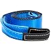 Driver Recovery 3" x 8' Tow Strap - Recovery Winch Tree Saver - Extreme Heavy Duty Nylon 30,000 Pound (15 Ton) Pulling Capacity - Blue