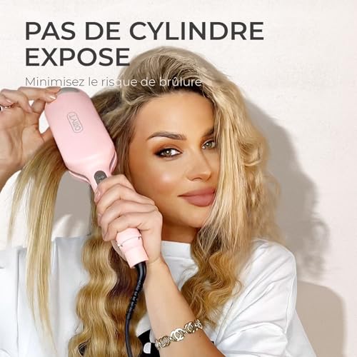 TYMO ROVY Hair Curler, 32 mm Waving Irons for Large Curls, Suitable for Beginners, Curling Iron for Long Short Hair, 4 Adjustable Temperatures, LED Display, Anti-scald