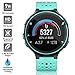 Screen Protector Compatible Forerunner 235 225 630 620 220 230 Smart Watch, AFUNTA 2 Pack Tempered Glass Film Anti-Scratch High Definition Shield