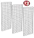 Only Garment Racks #1898BLK (3PCS) Only Garment Racks Commercial Grade Gridwall Panels – Heavy Duty Grid Panel for Any Retail Display, 2’ Width x 5’ Height, 3 Gridwall Panels Per Carton (Black Finish)
