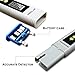 Digital PH Meter, 0.01 Resolution Pocket Size Water Quality Tester with ATC 0-14 pH Measurement Range for Household Drinking Water, Aquarium, Swimming Pools, Hydroponics