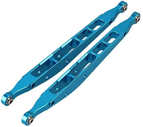 Yiguo Aluminium AX31008 Rear Lower Chassis Linkage Link for RC 1:10 Axial Yeti Rock Racer 90026 Climbing Model Car 2pcs Blue