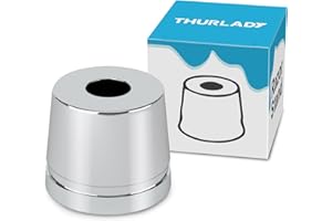 THURLADY Safety Razor Stand, Safety Razor Holder (Bright Silver)
