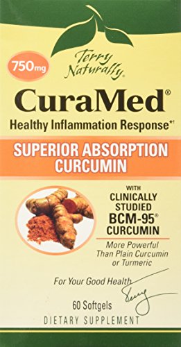 Curamed 750mg (60 SoftGelCaps) Curcumin Turmeric Brand: Terry Naturally