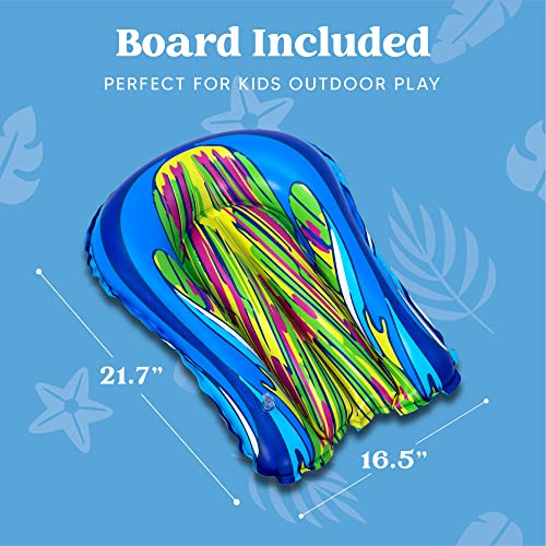 JOYIN 230in x 35.5in/584.2 x 90.2cm Water Slide with 1 Board, Summer Toy with Built-in Sprayer for Garden and Outdoor Water Games