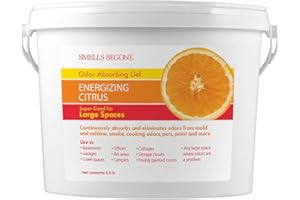 SMELLS BEGONE 1-Gallon Gel Odor Eliminator – High-Capacity, Long-Lasting Absorber for Large Basements, Garages, Workshops & C