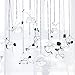 Mkono 3 Pack Hanging Plant Terrarium Teardrop Glass Vase