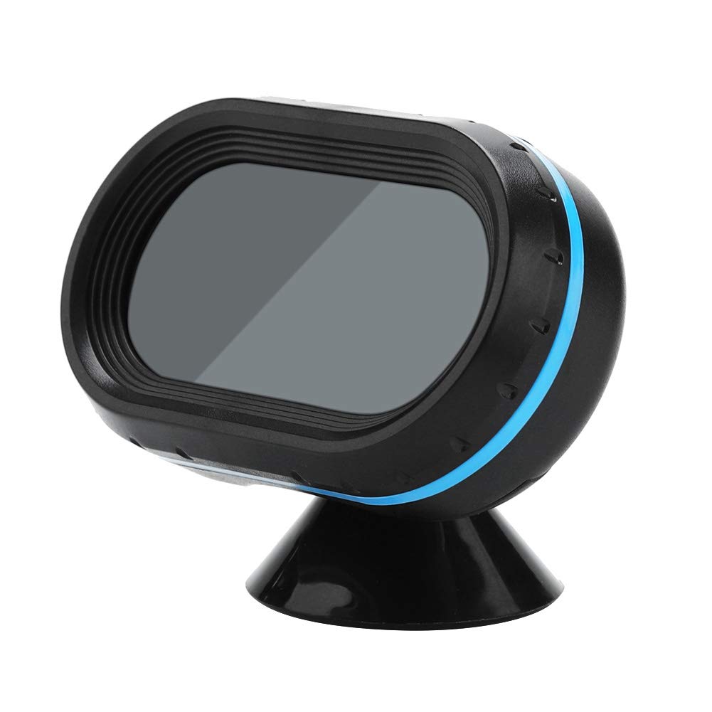 Car Digital Thermometer Voltmeter, 12V/24V Car Thermometer Inside Outside Digital Thermometer Voltmeter Clock Alarm Monitor LED Table Clock for Car Automobiles Motorcycle Truck Boat Marine