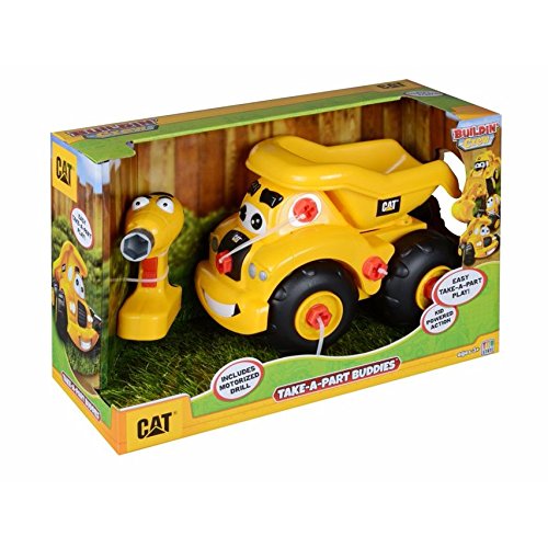 Toy State Caterpillar CAT Buildin' Crew Take-A-Part Buddies Haulin' Harry Dump Truck Light & Sound Vehicle - Thumbnail 4