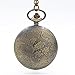 Ddjbdb Men's Pocket Watches Quartz with Necklace Chain Fob Pocket Chain Christmas Gift with Box