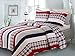 Greenland Home Nautical Stripe Quilt Set, Twin, Americana