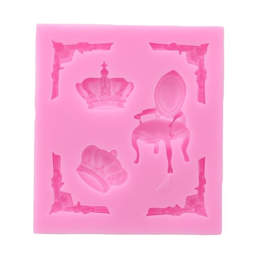 LIXIAQ1 Corona Silla Molde Silicona Jelly Ice Candy Molde Molde ...