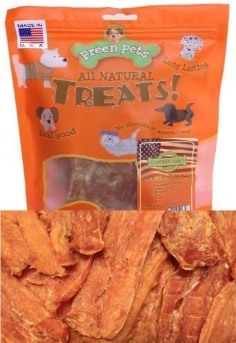 Limited Time Offer! Preen Pets Chicken Jerky USA 2lb.