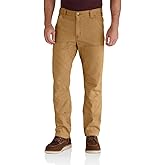 Carhartt Men's Relaxed Straight Rugged Flex Double-Front Denim Dungaree
