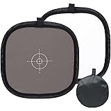 Grey Card 24x24 inch/60x60cm White Balance 18% Foldable Grey Reference Reflector with Carrying Bag