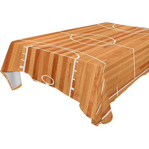 imobaby Rectangle Polyester Basketball Court Tablecloth