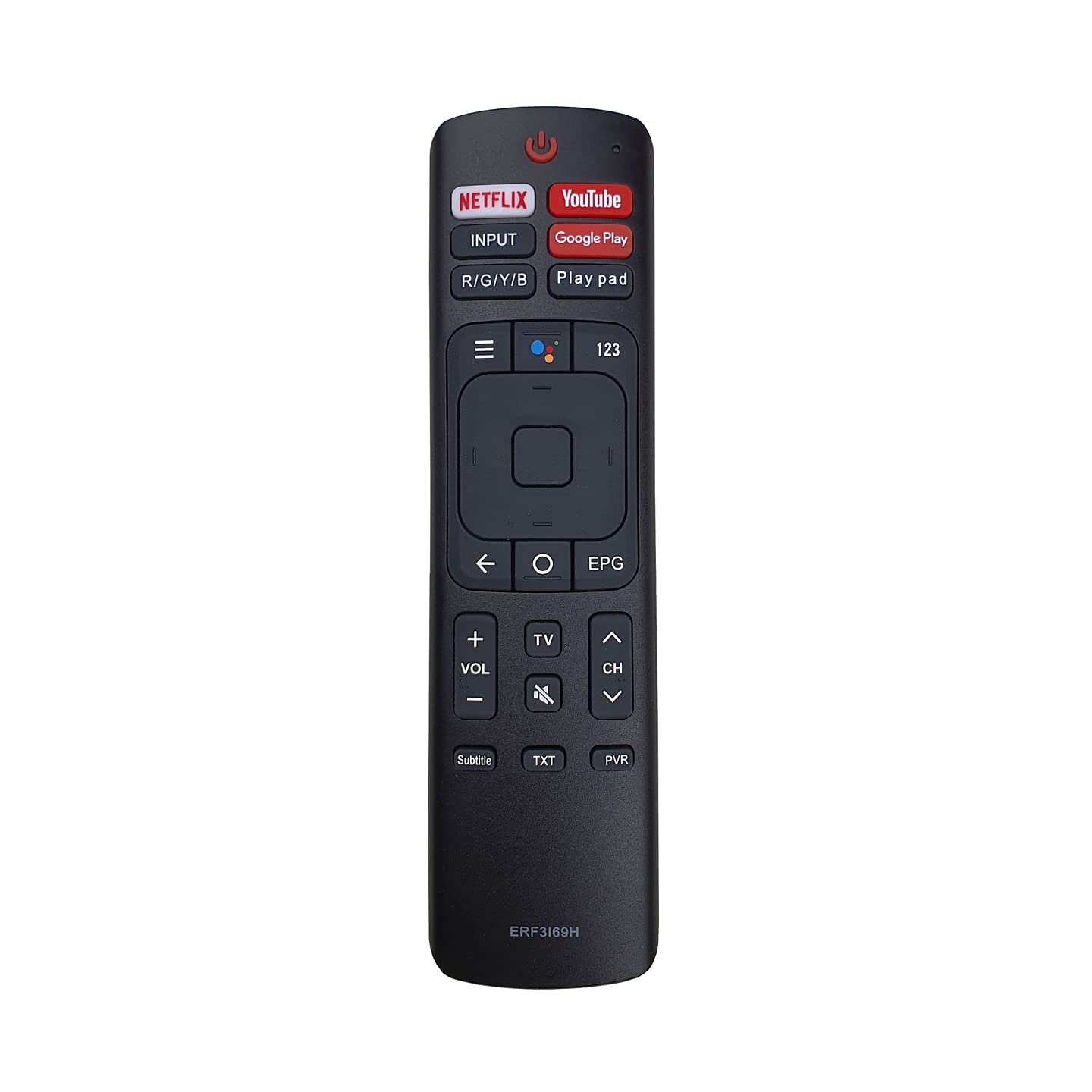 New Replacement Remote Control for Hisense Smart 4K UHD LED TV ERF3169H Universal Hisense LCD LED OLED QLED TV Remote Control with Voice Control & Netflix, YouTube & Google Play Button