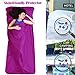 Travel Sleeping Bag Liner, Outdoor Camping Sheet with Inflatable Pillow & Pump, Lightweight Soft Sleep Sack Liner for Hotel Hiking Trains Planes Tripthumb 3