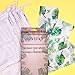 Green Estate Reusable Beeswax Wrap and Mesh Produce Bag Bundle - 4 Pack Food Storage Wrap + 4 Mesh Produce Storage Bags - Eco-Friendly, Plastic Free, Sustainable (Tropical Leaves)