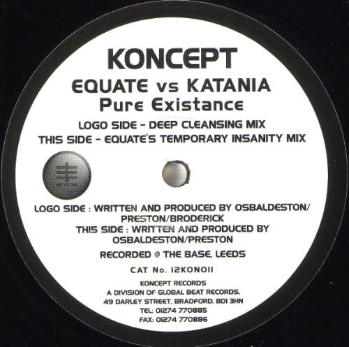 Pure Existance - Equate Vs Existance 12"