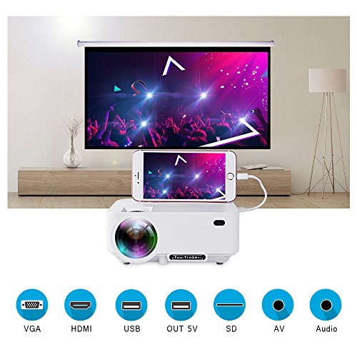 Touyinger-Upgraded-Home-Mini-Multimedia-LED-HD-Video-Projector-iPhoneiPad-AirPlay-by-USB-Charging-Cable-For-Home-Entertainment-Games
