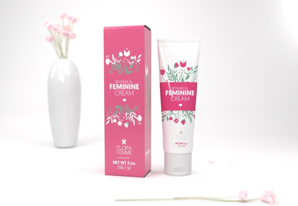 FloraFemme Botanical Feminine Cream - Natural & Organic Anti-Itch & Anti-Irritation Alternative to Synthetic, Chemical Filled Ointments!