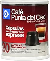 Caf&eacute; Punta del Cielo C&aacute;psulas Compatibles para Preparar Caf&eacute; Express, 20 C&aacute;psulas