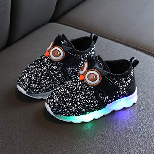 Infant Toddler Baby Boys Cute Cartoon LED Luminous Girls Sport Shoes Sneakers - Thumbnail 5
