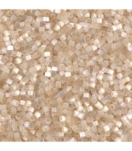 Miyuki 11/0 Delica Japanese Seed Beads - Crystal Purple Ceylon Lined-Dyed, 50 Gram Tube - View #10