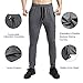 BROKIG Mens Jogger Sport Pants, Casual Zipper Gym Workout Sweatpants Pockets