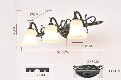 Amazon Com Jqd Mirror Front Lights European Classic Retro Mirror