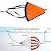 MOOCY 53-Inch Drift Sock Sea Anchor Drogue, High Visibility Orange Sea Brake for Kayaks/Marine Boat/Yacht/Jet Ski/Inflatable/Power Boat/Sail Boat