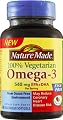 Nature Made Omega 3 Vegetarian Softgels, 60 Count