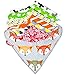 Baby Bandana Bib Cute and Funny Bibs with Snaps - 7 Pack Set Premium Unisex Gift for Drooling, Teething and Dribble Bibs and Burp Cloths, Soft Cotton and Absorbent burpy for Boys and Girls Fox