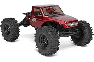 Redcat Racing Ascent-18 APEX, 1/18 Scale Brushless Electric Rock Crawler, Carbon Fiber, 4WD RC Car for Adults with 2.4GHz Radio System (Red)