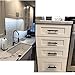 Peaha 96mm Cabinet Pulls Kitchen Handles 15 Pack PHJ22BK 3.75 Drawer Pulls Black Modern Hardware Bar Pulls for Cabinets