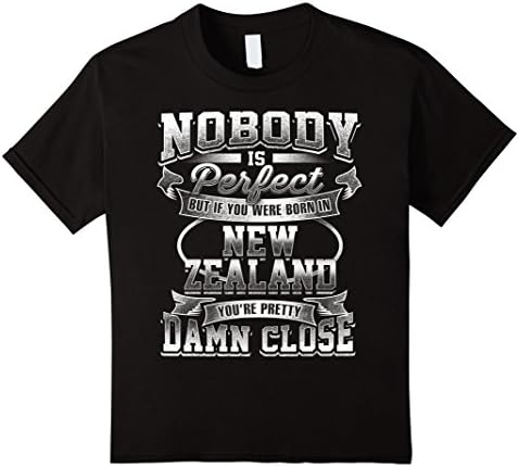 unisex-child IF YOU WERE BORN IN NEW ZEALAND Tshirt 6 Black