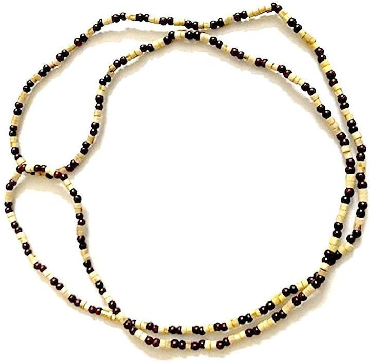 Maa Padma Farms Rosary Tulsi Chandan combined beads/ISKON Basil and red sandalwood beads rosary - Vrindavan1099