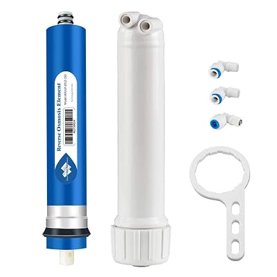 6 Stage pH Alkaline Reverse Osmosis System Water Filter with 100 GPD RO