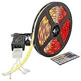 LED Strip Lights 16,4ft RGB IP67 Waterproof with Extra Adhesive 3M Tape - Professional Changing Multi-Color LED Light Strips with Remote - Decoration Lighting for Room, Bedroom, Home, Kitchen, Xmas