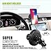 Wireless Car Charger Mount - Qi Fast Wireless Charging Car Mount,Air Vent Phone Holder,Charging for iPhone X 8/8 Plus Samsung Galaxy S8/S9.Infrared Motion Sensor Automatic Open and Clamp(Safe Drive)